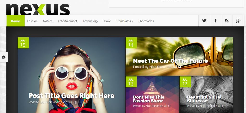 technology blog theme
